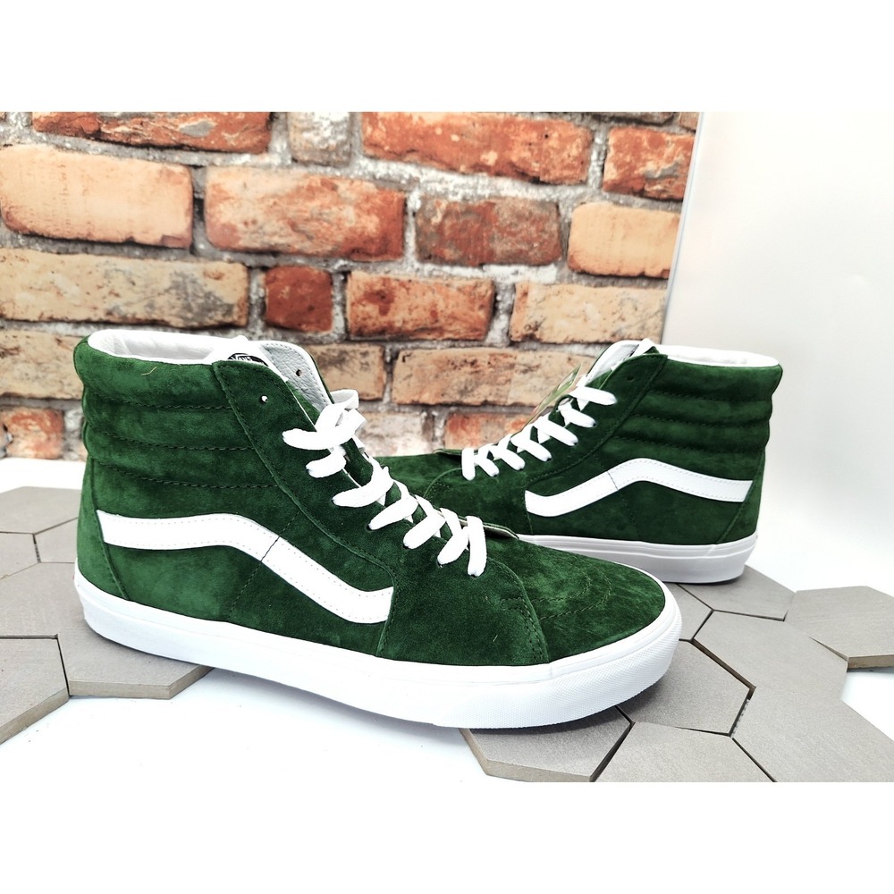 Vans Sk8-Hi‎ Pig Suede Douglas Fir Green Size US 9.5 Men's New VN0007NSBXU Rare - Picture 3 of 13